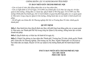Quyết định 968/QĐ-UB Quy chế phối hợp hoạt động giữa các cơ quan quản lý nhà nước