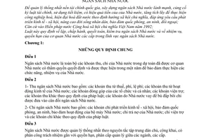 Luật ngân sách Nhà nước 1996 47-L/CTN