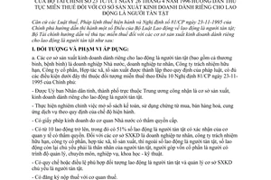 Thông tư 23TC/TCT hướng dẫn thủ tục miễn thuế cơ sở sản xuất kinh doanh dành riêng lao động người tàn tật