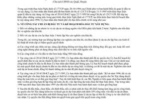 Công văn 1001/UB-QLĐT bổ sung Chỉ thị 12/CT-UB triển khai thực hiện Điều lệ quản lý đầu tư  xây dựng