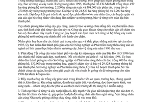 Chỉ thị 16/CT-UB-KT đẩy mạnh phong trào trồng cây, bảo vệ rừng cây xanh