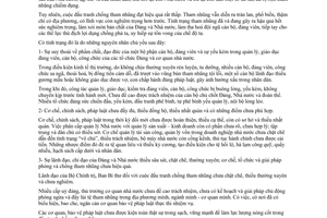 Nghị quyết 14-NQ/TW 1996 lãnh đạo cuộc đấu tranh chống tham nhũng