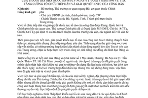 Công văn 661/CV-XKT tăng cường tổ chức tiếp dân và giải quyết khiếu nại, tố cáo của công dân