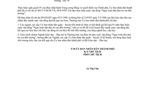 Công văn 1824/UB-NCVX thực hiện cuộc vận động “Ngày toàn dân đưa trẻ em đến trường”