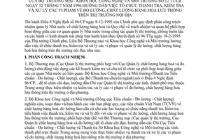 Thông tư Liên bộ 12-TT/LB hướng dẫn tổ chức thanh tra, kiểm tra xử lý vi phạm đo lường, chất lượng hàng hóa lưu thông thị  trường nội địa