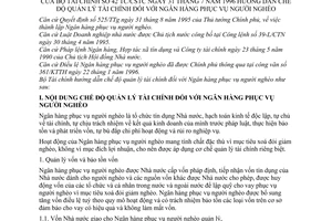 Thông tư 42-TC/CSTC hướng dẫn quản lý tài chính ngân hàng phục vụ người nghèo