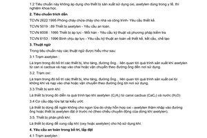 Tiêu chuẩn quốc gia TCVN 4245:1996 về Yêu cầu kĩ thuật an toàn trong sản xuất, sử dụng oxy, axetylen