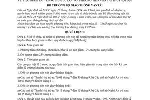 Quyết định 2049/PC giảm tải trong mùa lũ phương tiện vận tải thuỷ nội địa