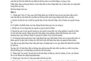 Hiệp định khuyến khích bảo hộ đầu tư giữa Việt Nam Bungari 1996