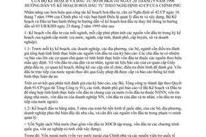 Thông tư 08-BKH/TH hướng dẫn kế hoạch hóa đầu tư hướng dẫn Nghị định 42/CP