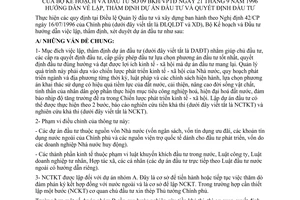 Thông tư  09-BKH/VPTĐ hướng dẫn lập, thẩm định dự án quyết định đầu tư