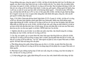 Chỉ thị 24/CT.UB năm 1996 thực hiện Nghị định 47/CP tỉnh Lào Cai