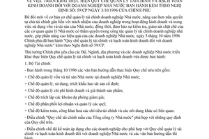 Chỉ thị 748-TTg thực hiện Quy chế quản lý tài chính hạch toán kinh doanh doanh nghiệp Nhà nước kèm theo Nghị định 59/CP