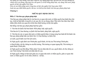 Luật Ban hành Văn bản quy phạm pháp luật 1996 52-L/CTN