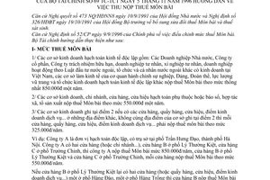 Thông tư 69-TC/TCT hướng dẫn thu nộp thuế môn bài