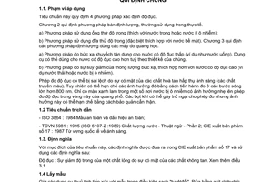 Tiêu chuẩn Việt Nam TCVN 6184:1996 (ISO 7027:1990(E)) về chất lượng nước - xác định độ đục do Bộ Khoa học Công nghệ và Môi trường ban hành