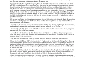 Chỉ thị 36/CT-UB-NC tiếp tục thực hiện cải cách hành chánh cơ chế một cửa một dấu