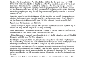 Chỉ thị 22/CT-UB năm 1996 hoạt động Hội khỏe Phù Đổng trong những năm trước mắt Bến Tre