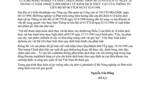 Thông tư 10-NN.PLTN/TT sửa đổi điểm 6 kiểm dịch thực vật Thông tư liên bộ 06/TTLB