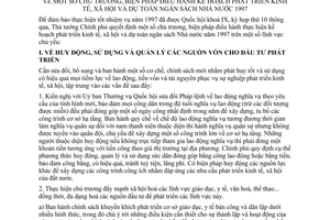 Quyết định 984-TTg biện pháp điều hành kế hoạch phát triển kinh tế, xã hội dự toán ngân sách Nhà nước 1997