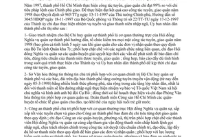 Chỉ thị 05/1998/CT-UB-NC tập trung thực hiện công tác tuyển giao quân năm 1998