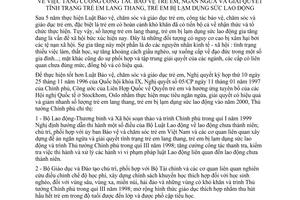 Chỉ thị 06/1998/CT-TTg tăng cường công tác bảo vệ trẻ em, ngăn ngừa giải quyết tình trạng trẻ em lang thang bị lạm dụng sức lao động
