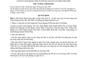 Quyết định 26/1998/QĐ-TTg  phê duyệt định hướng đầu tư phát triển kinh tế