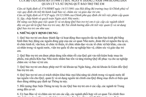Thông tư 15/1998/TT-BTC hướng dẫn quản lý sử dụng Quỹ bảo trợ trẻ em