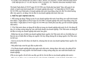 Thông tư 24/1998/TT-BTC hướng dẫn chế độ quản lý sử dụng vốn đầu tư doanh nghiệp Nhà nước