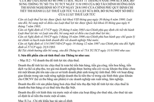 Thông tư 48/1998/TT-BTC Luật Thuế lợi tức Luật sửa đổi luật Thuế lợi tức sửa đổi Thông Tư 75A-TC/TCT hướng dẫn Nghị định  57/CP