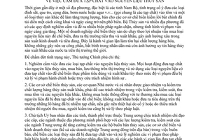 Chỉ thị 18/1998/CT-TTg cấm đưa tạp chất vào nguyên liệu thuỷ sản