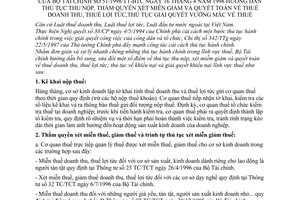 Thông tư 51/1998/TT-BTC hướng dẫn thủ tục thu nộp, thẩm quyền xét miễn giảm quyết toán thuế doanh thu lợi tức; thủ tục giải quyết thuế