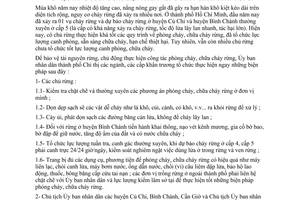 Chỉ thị 15/1998/CT-UB-KTNN tăng cường biện pháp phòng cháy-chữa cháy rừng