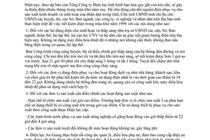 Chỉ thị 18/1998/CT.UB tiết kiệm điện trong mùa khô năm 1998 An Giang