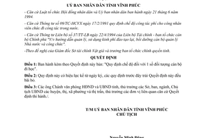 Quyết định 1269/1998/QĐ-UB chế độ đối tượng cán bộ đi học