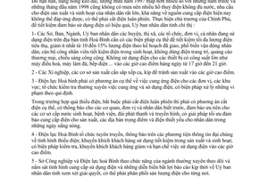 Chỉ thị 08/1998/CT-UB triệt để tiết kiệm sử dụng điện Hòa Bình