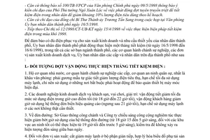 Chỉ thị 20/1998/CT-UB-VX vận động thực hiện tháng tiết kiệm điện trên