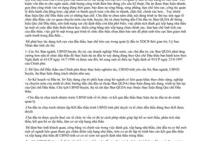 Chỉ thị 21/1998/CT-UB tăng cường tổ chức đấu thầu dự án đầu tư An Giang