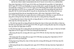 Thông tư 76/1998/TT-BTC quyền sở hữu nhà đất ở đô thị bổ sung Nghị định 45/CP