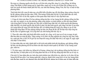 Chỉ thị 27/1998/CT-TTg tăng cường công tác hộ đê phòng lụt năm 1998