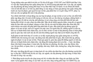 Chỉ thị 09/1998/CT-UB quản lý giáo dục đấu tranh phòng chống tội phạm Bạc Liêu