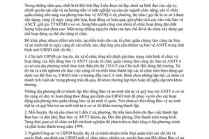 Chị thị 10/1998/CT/UB công tác bảo vệ an ninh trật tự Bạc Liêu