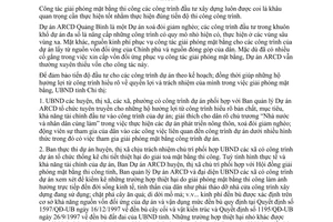 Chỉ thị 27/CT-UB 1998 giải phóng mặt bằng thi công công trình ARCD Quảng Bình