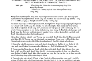 Công văn 4882-BTM/CSTNTN thực hiện điều kiện kinh doanh xăng dầu