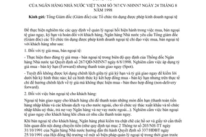 Công văn 767-CV/NHNN7 mua, bán ngoại tệ đối với khách hàng của các tổ chức tín dụng được phép kinh doanh ngoại tệ