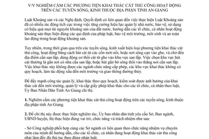 Chỉ thị 28/1998/CT-UBND cấm các phương tiện khai thác cát thủ công tại An Giang