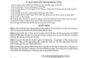 Quyết định 4514/1998/QĐ-UB tổ chức quản lý vệ sinh môi trường