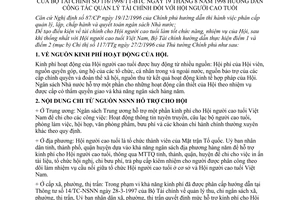 Thông tư 116/1998/TT-BTC công tác quản lý tài chính Hội người cao tuổi