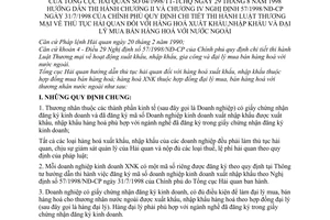 Thông tư 04/1998/TT-TCHQ thủ tục hải quan hàng hoá xuất nhập khẩu đại lý mua bán hàng hoá nước ngoài hướng dẫn chương II IV Nghị Định 57/1998/NĐ-CP