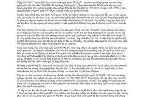 Chỉ thị 22/CT-UB năm 1998 triển khai 03/NQ-TU quy hoạch phát triển công nghiệp Bến Tre